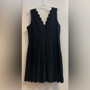 Banana Republic Dress with Scalloped Neck and Hemline; pockets